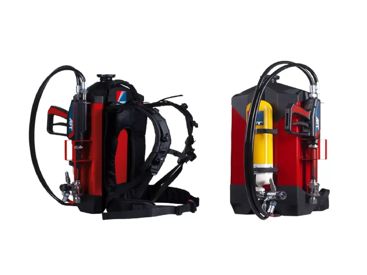 ئ کوله پشتی آتش نشانی واترمیست_ AFT CAFS Watermist Firefighting Systems - تصویر 1